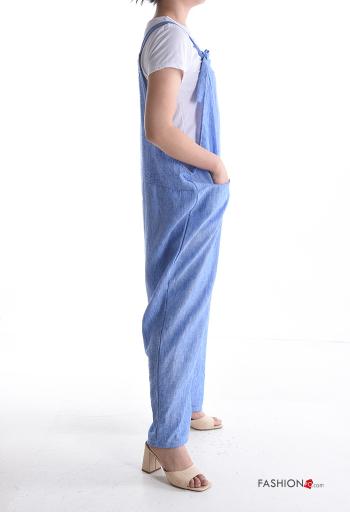 Peto de Lino con bolsillos con camiseta - ph 3