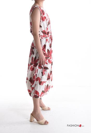 Abito in Cotone con cintura - ph 3