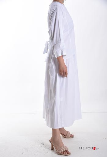Abito in Cotone con cintura - ph 3