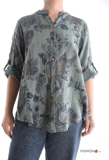Camicia in Cotone con bottoni - ph 1
