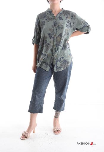 Camicia in Cotone con bottoni - ph 5