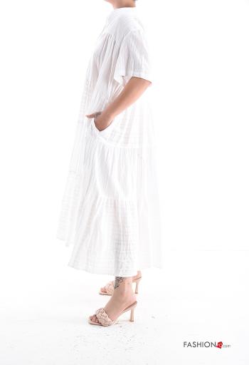 Abito in Cotone con bottoni - ph 3