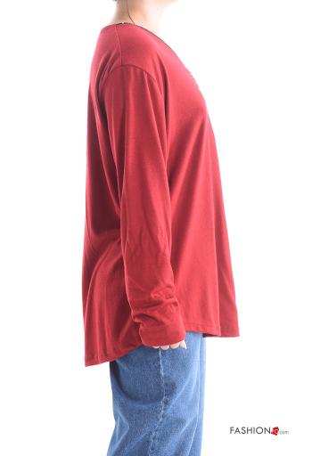 long sleeve Tunic with v-neck with zip - ph 3