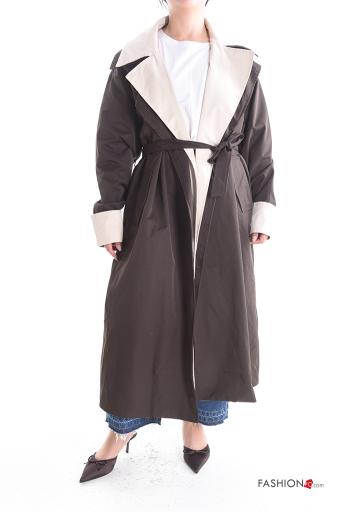 Casaco com cinto com bolsos com forro - ph 1