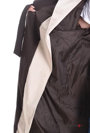 Casaco com cinto com bolsos com forro - ph 5