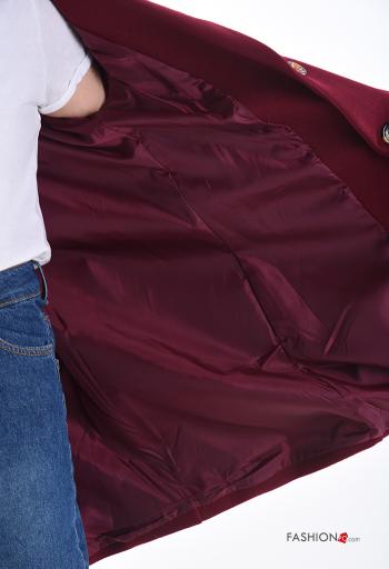 Casaco com botões com bolsos com forro - ph 5