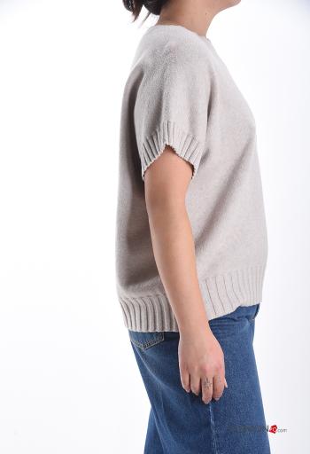 short sleeve crew neck Sweater - ph 3