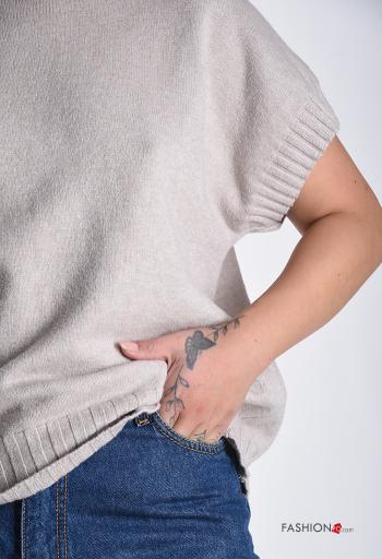 short sleeve crew neck Sweater - ph 4