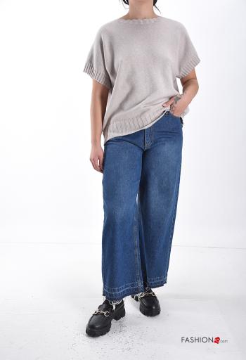 short sleeve crew neck Sweater - ph 5