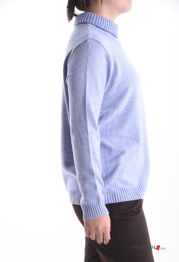 Jersey de Mezcla de Lana manga larga de cuello alto - ph 3