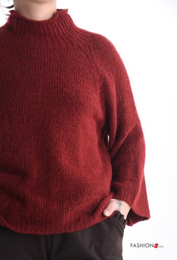 Maglione in Misto Lana maniche lunghe a collo alto - ph 4