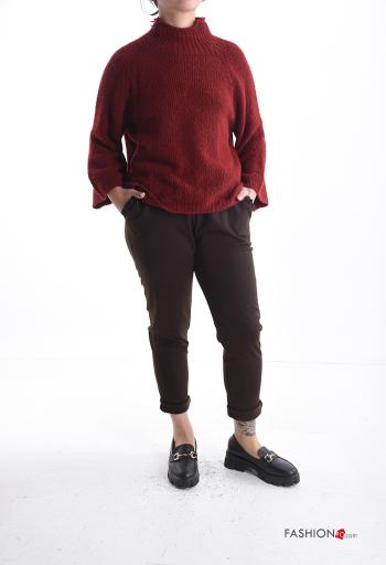 Maglione in Misto Lana maniche lunghe a collo alto - ph 5