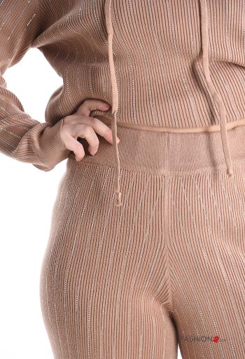 Ensemble coordonné avec strass à capuche - ph 4