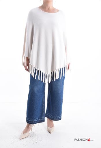 Poncho with fringe - ph 5