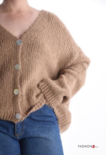 Wool Mix Jacket with buttons - ph 4