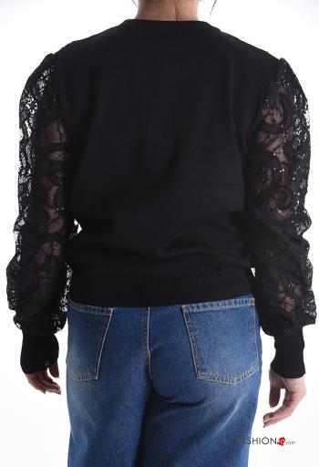 Camisola renda com lantejoulas - ph 2