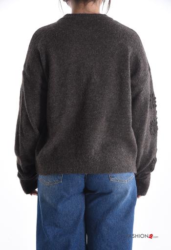 Camisola em Lã mista com tachas - ph 2