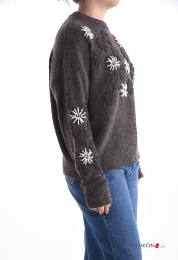 Camisola em Lã mista com tachas - ph 3