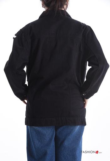 Blusão em Algodão com botões com bolsos - ph 2