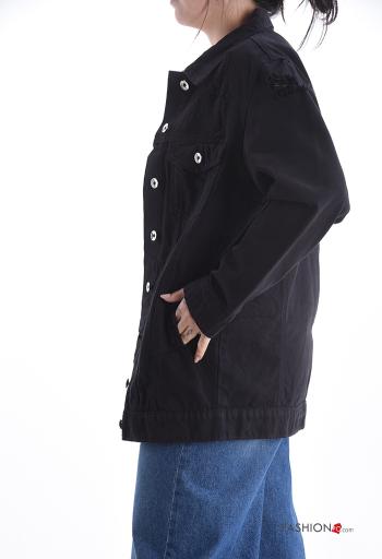 Blusão em Algodão com botões com bolsos - ph 3