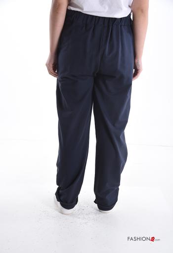 Calças em Algodão com bolsos - ph 2