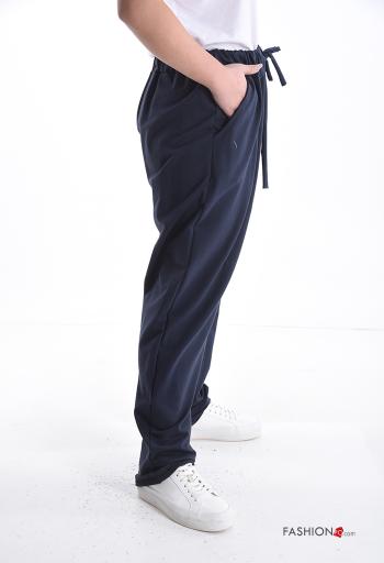 Calças em Algodão com bolsos - ph 3