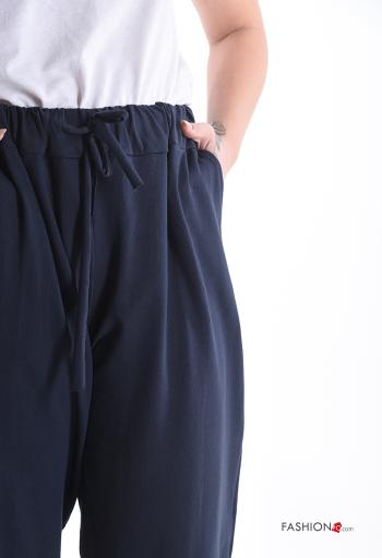 Calças em Algodão com bolsos - ph 4