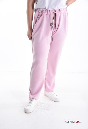 Calças com bolsos com laço - ph 1