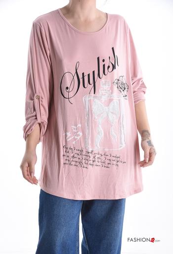 Camisola de mangas compridas Estilo Casual