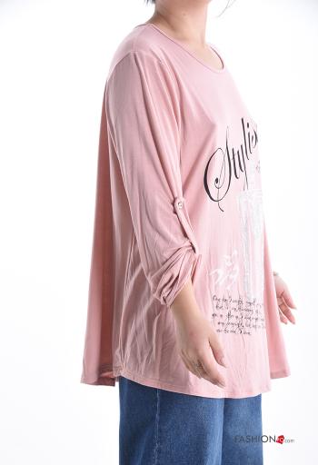 Camisola de mangas compridas Estilo Casual - ph 3