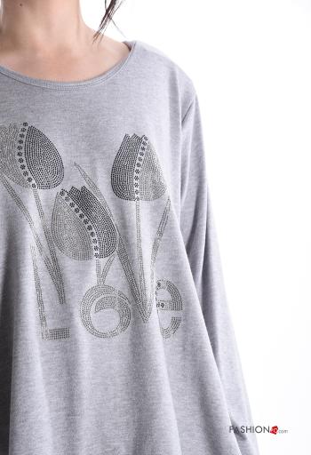 Camisola de mangas compridas Estilo Casual - ph 4