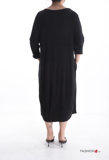 Cotton Dress with pockets - ph 2