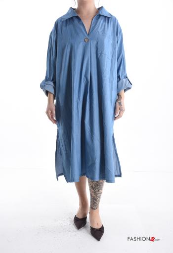 Camicia in Cotone con bottoni con tasche