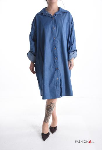 Hemd aus Baumwolle mit Knöpfen - ph 1