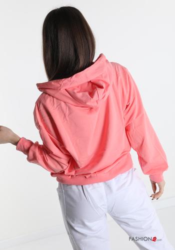 Felpa in Cotone con tasche con cappuccio - ph 2