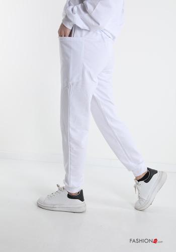 Pantalone sportivo in Cotone con tasche con fiocco - ph 3