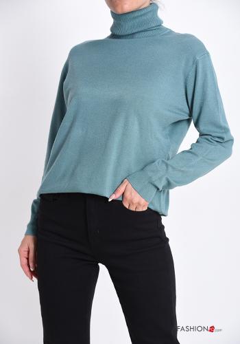 Maglione a collo alto