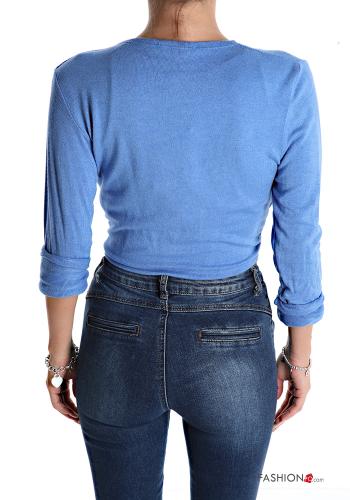 Bolero aus Wollmischung mit Schleife - ph 2
