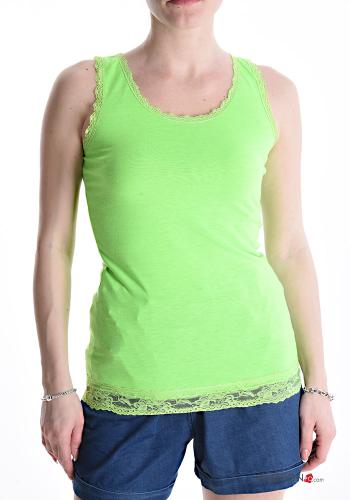lace trim Tank-Top - ph 1