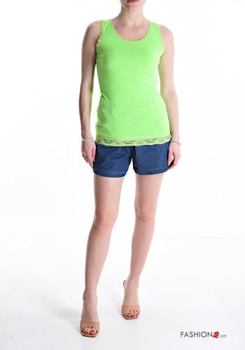 lace trim Tank-Top - ph 5