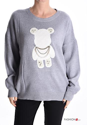 Maglione con borchie - ph 1