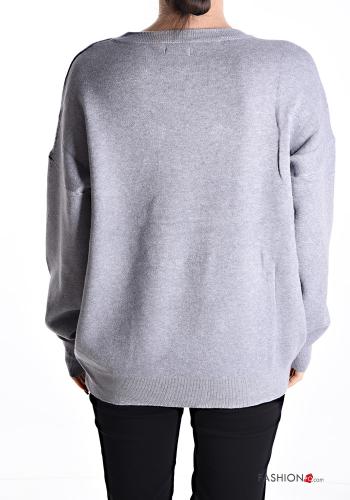 Maglione con borchie - ph 2