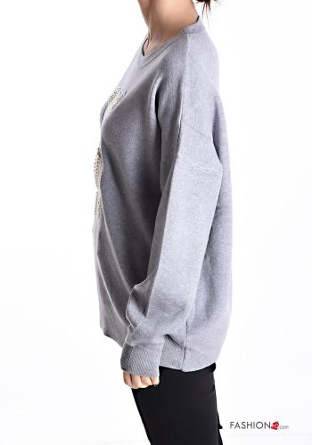 Maglione con borchie - ph 3