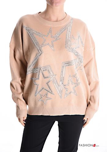 Maglione con paillettes