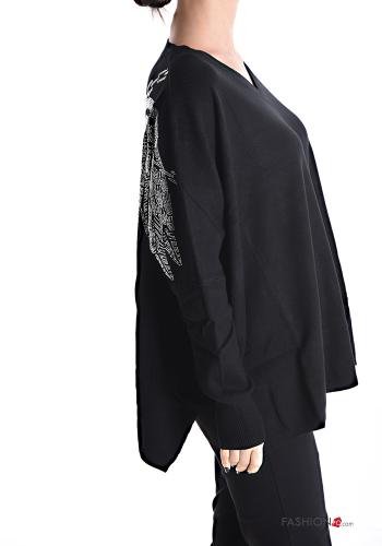 Maglione con strass - ph 3