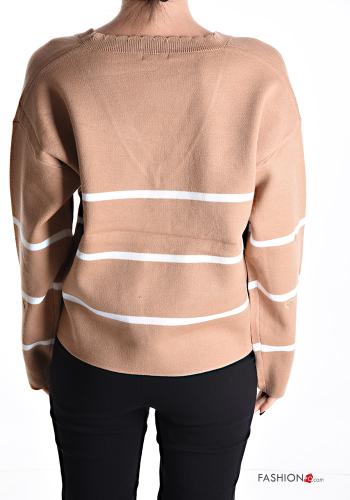 Striped Sweater with v-neck - ph 2