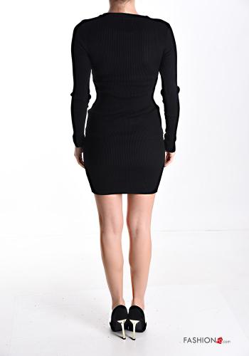 long sleeve crew neck Dress - ph 2