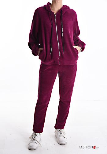 Cotton Co-ord with zip with hood - ph 1