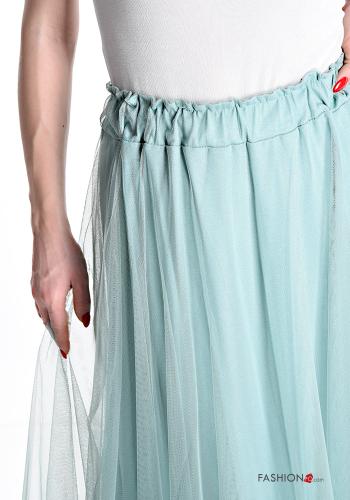 Gonna Longuette maniche in tulle con elastico - ph 4