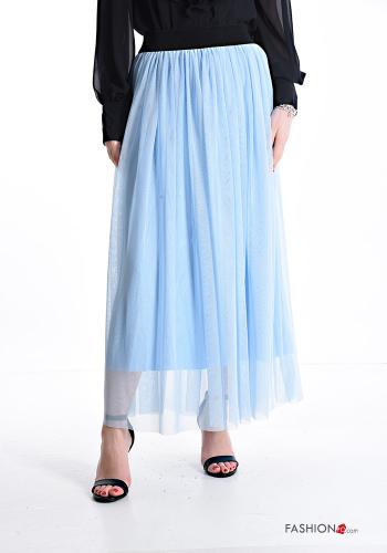 tulle Longuette Skirt with lining with elastic